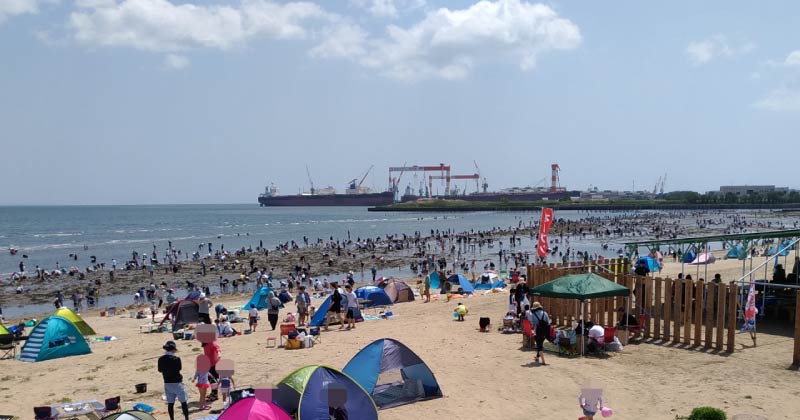 潮干狩りだ 19 三重県津市の御殿場海岸は無料で有名だよね